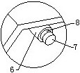 Urine detection instrument for obstetrical department