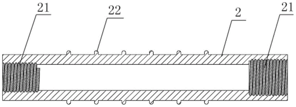 Connecting hardware assembly and connecting method for composite material core high-voltage aluminum stranded wire