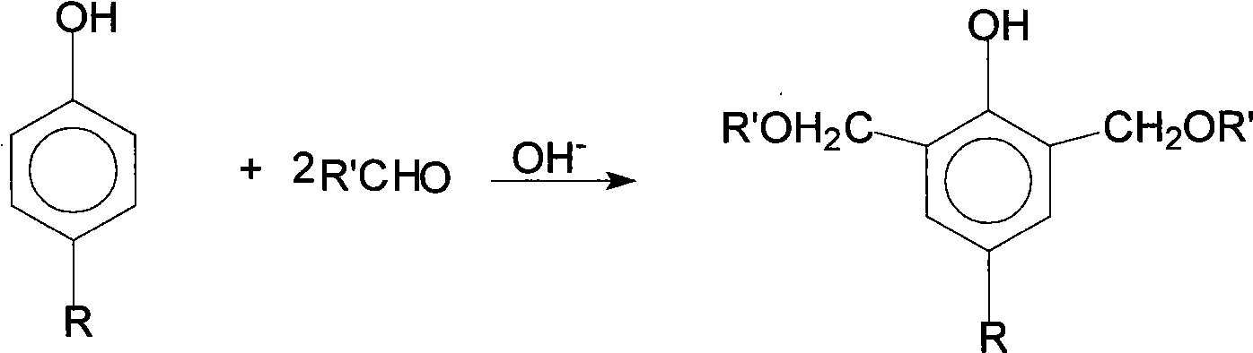 Synthetic method of nitrogen-containing flame-retardant phenolic resin