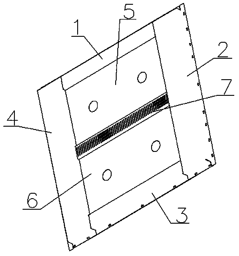 An elevator decorative ceiling for preventing the top core from falling