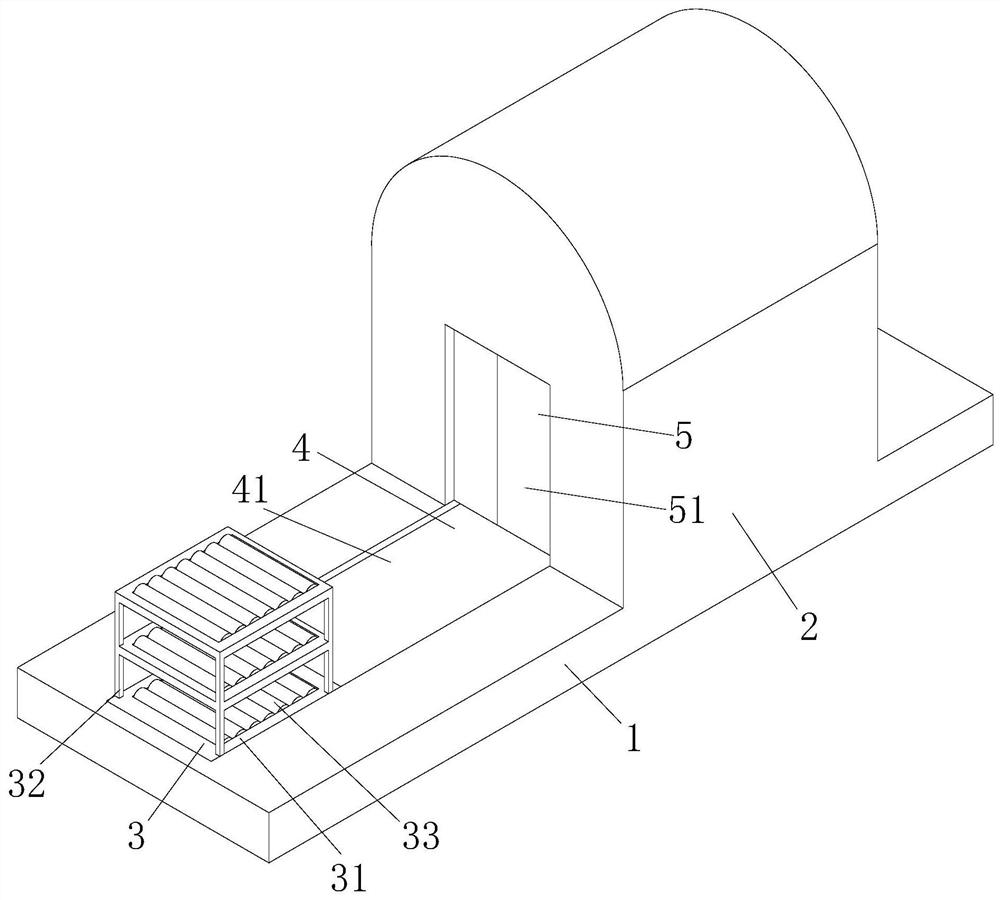 Disinfection device for gynecological operation instruments