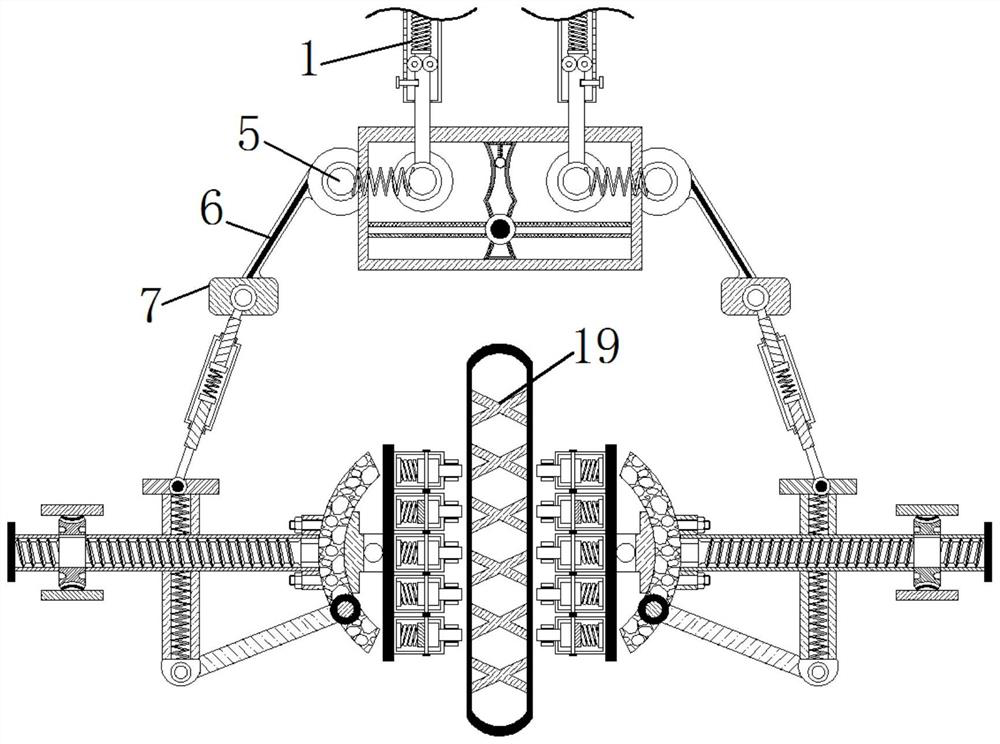Multiple axle brake structure for bicycle