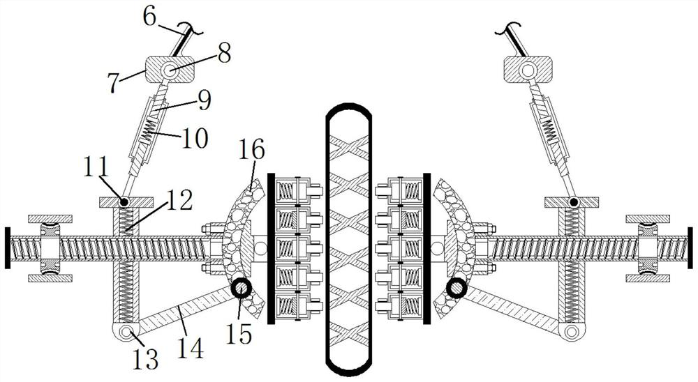 Multiple axle brake structure for bicycle