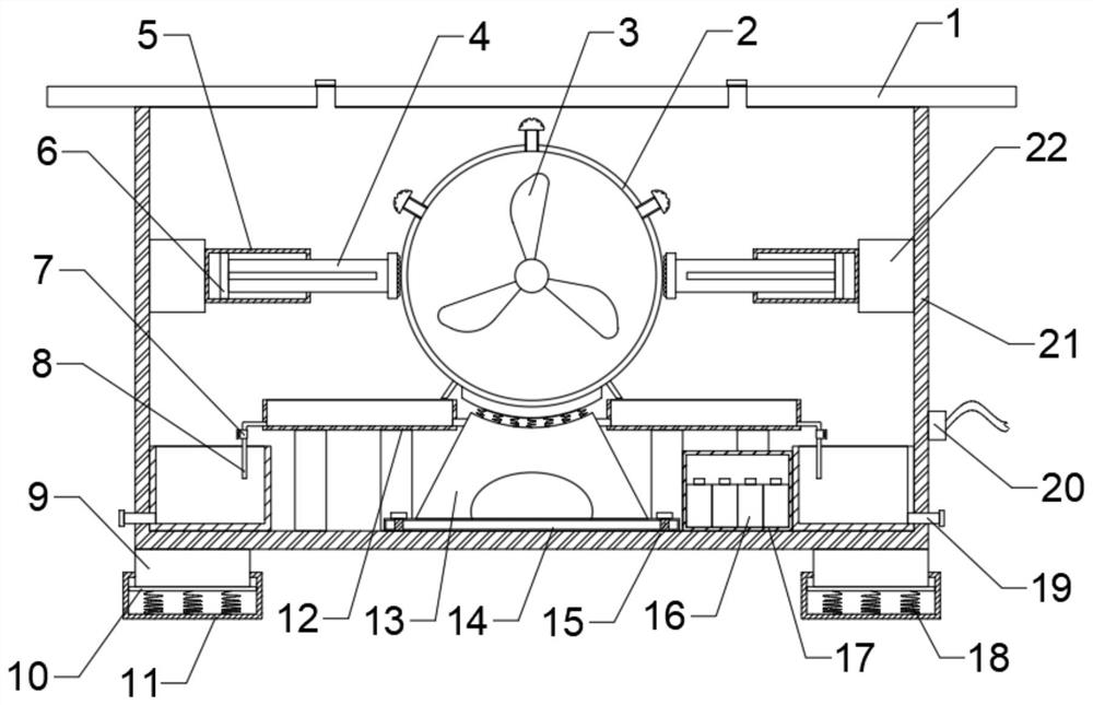 Special aeration and percolate collection device for aerobic composting