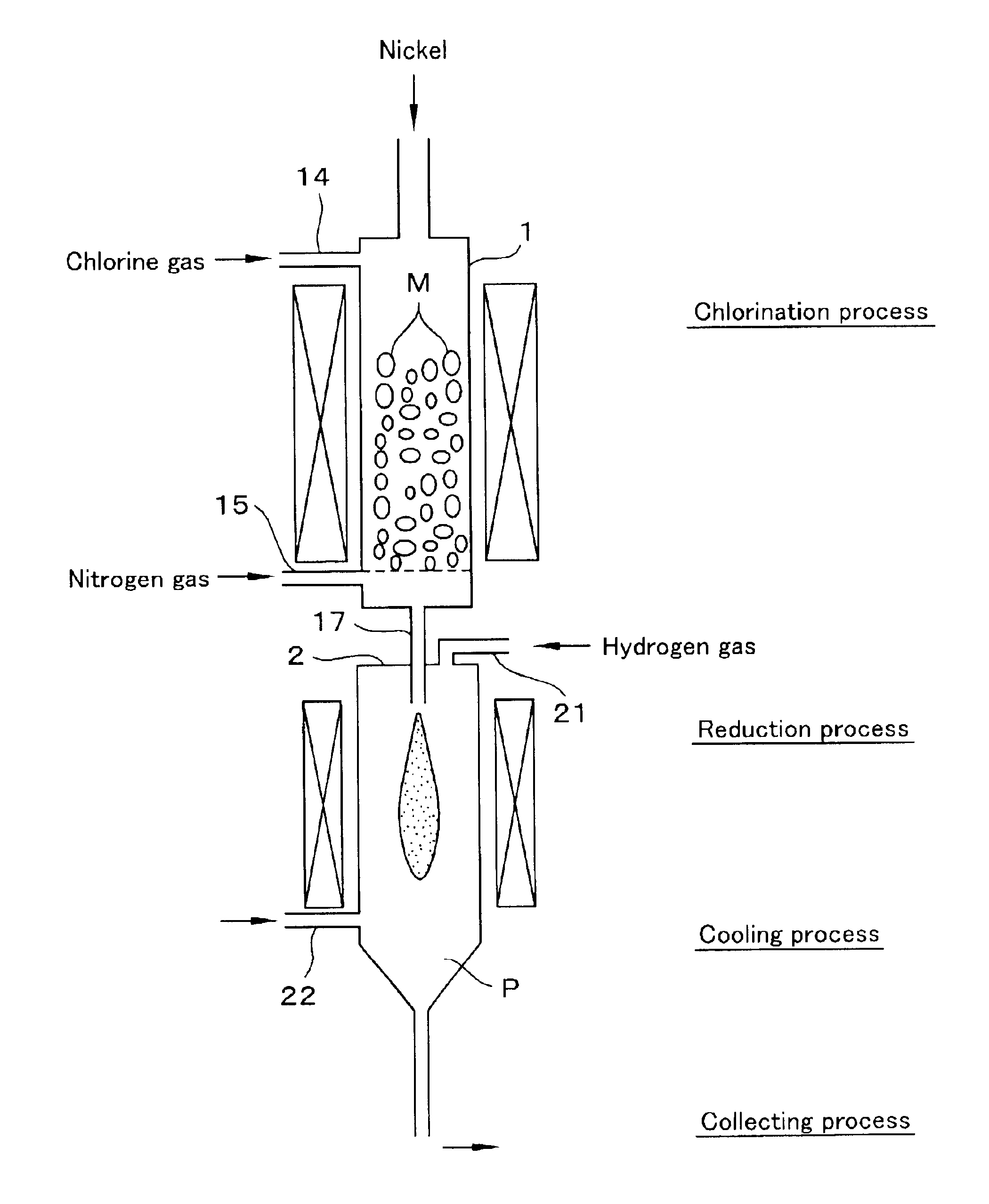 Method for producing metal powder and metal powder, and electroconductive paste and monolithic ceramic capacitor