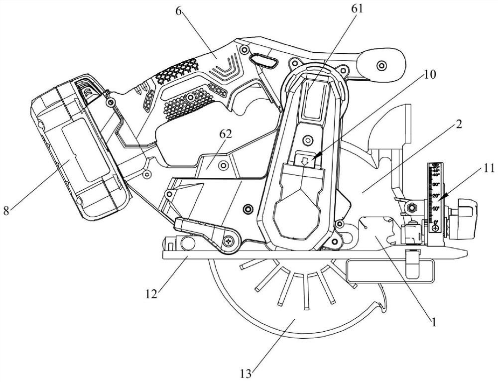 an electric circular saw