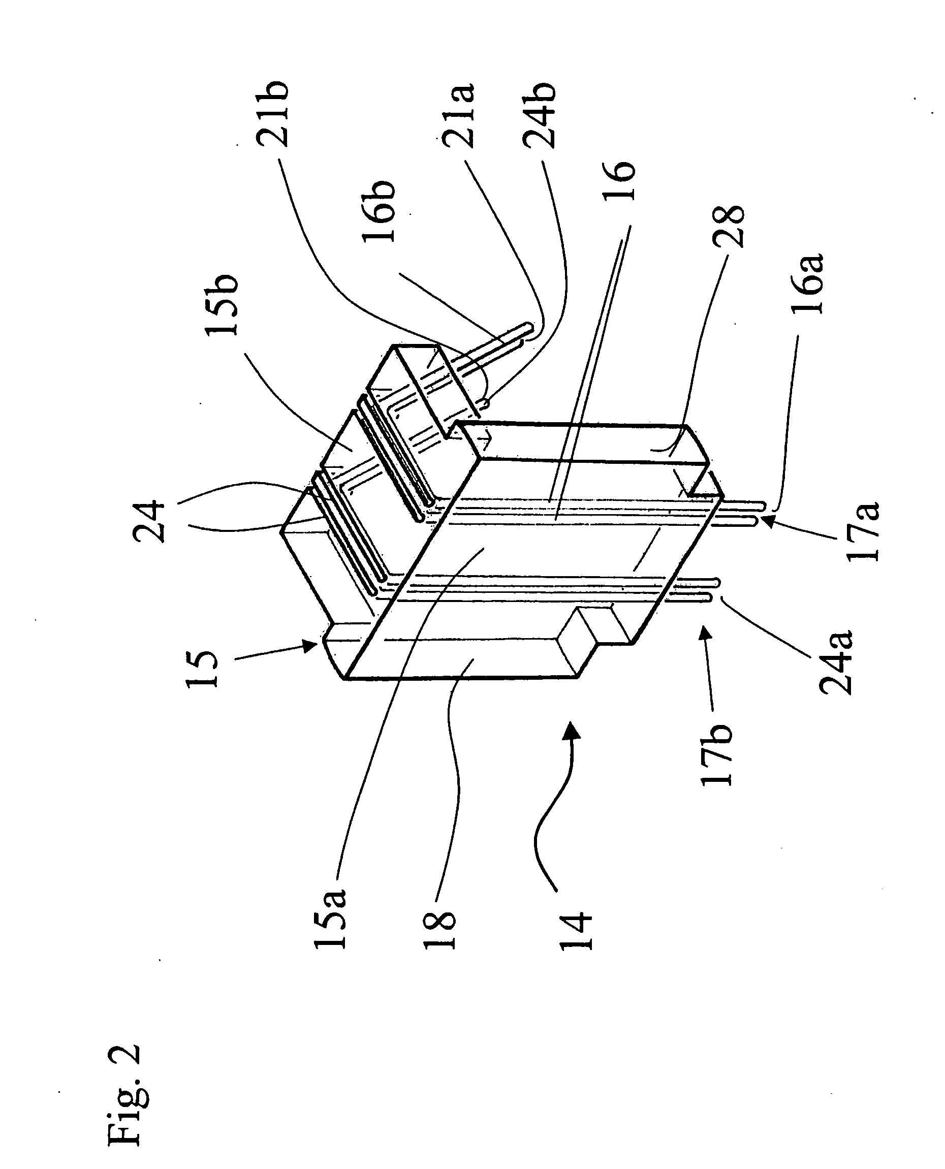 Cartridge device for blood analysis