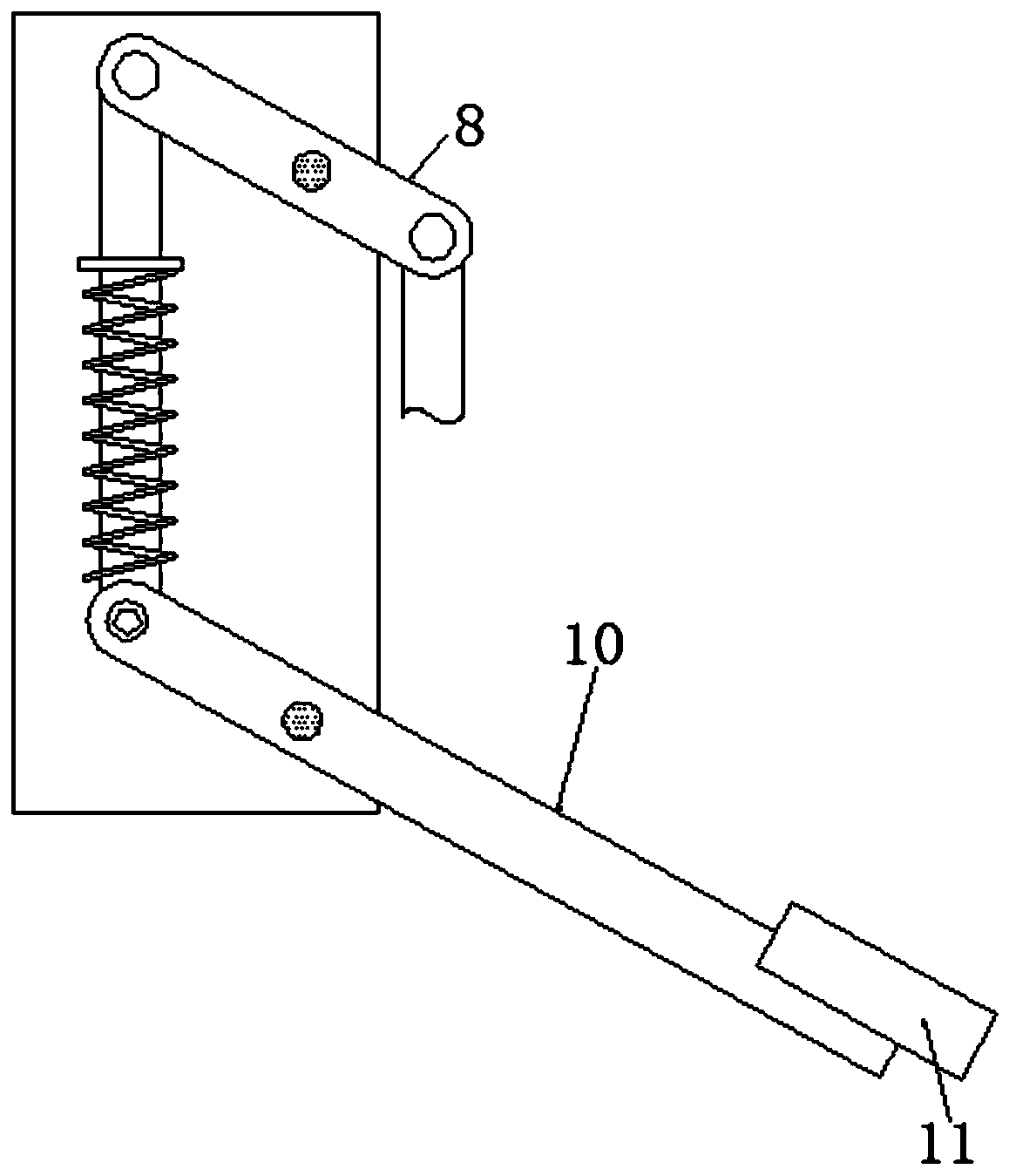 Intelligent cutting device for quantitative cutting based on reciprocating motion