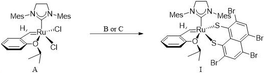 A kind of z-selective ruthenium carbene olefin metathesis catalyst and its preparation method and application