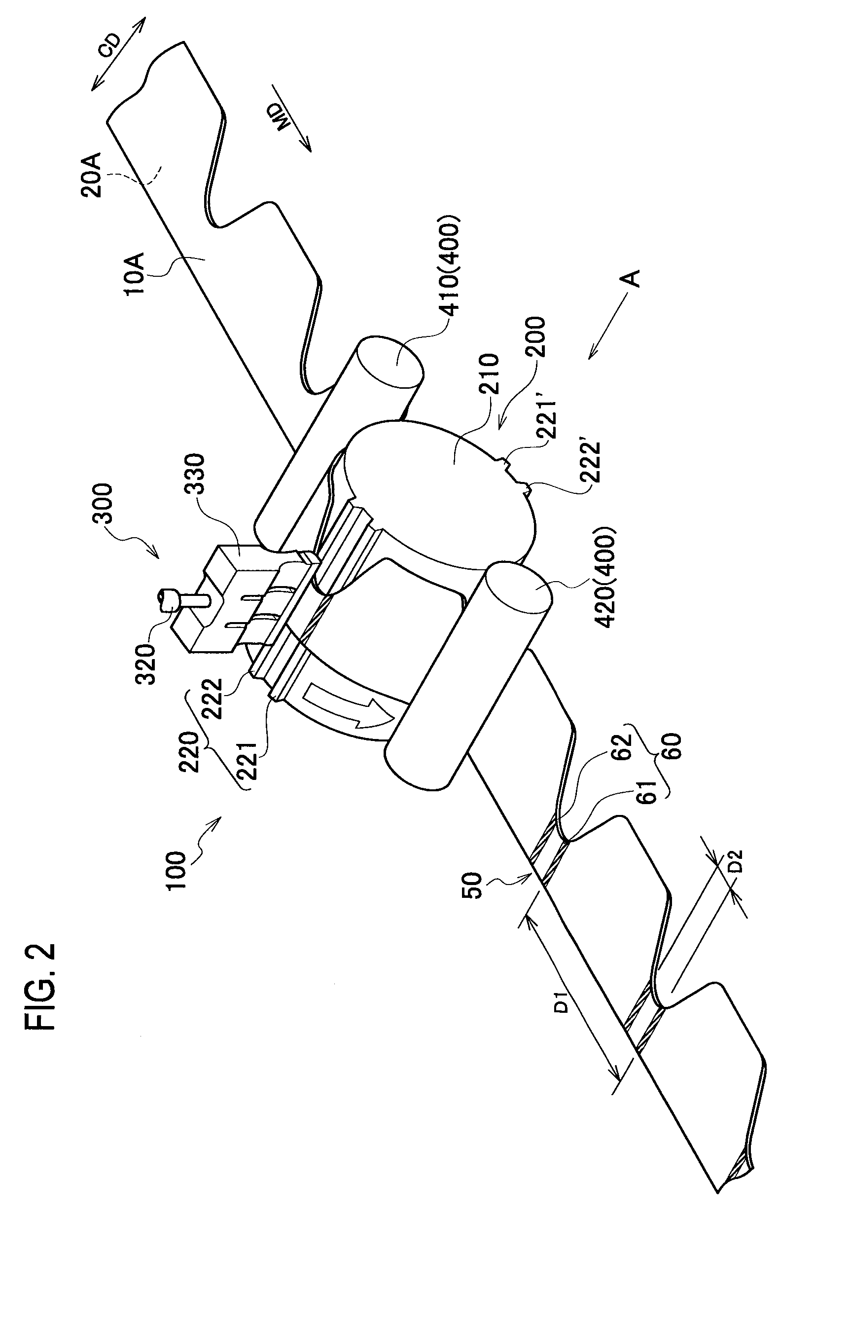 Manufacturing method of absorbent article