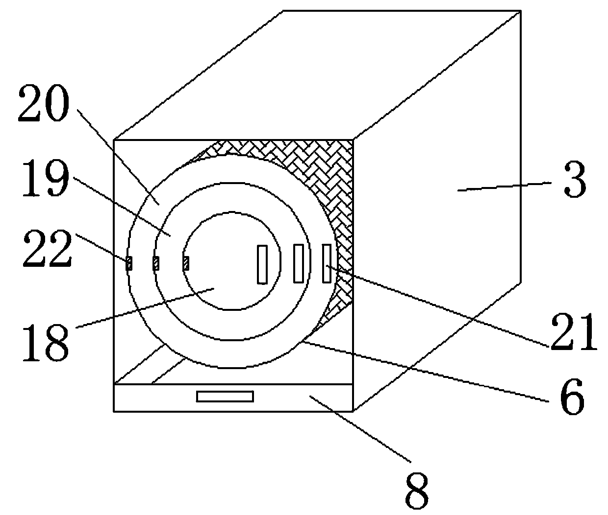 Novel screening device for peanut processing and production