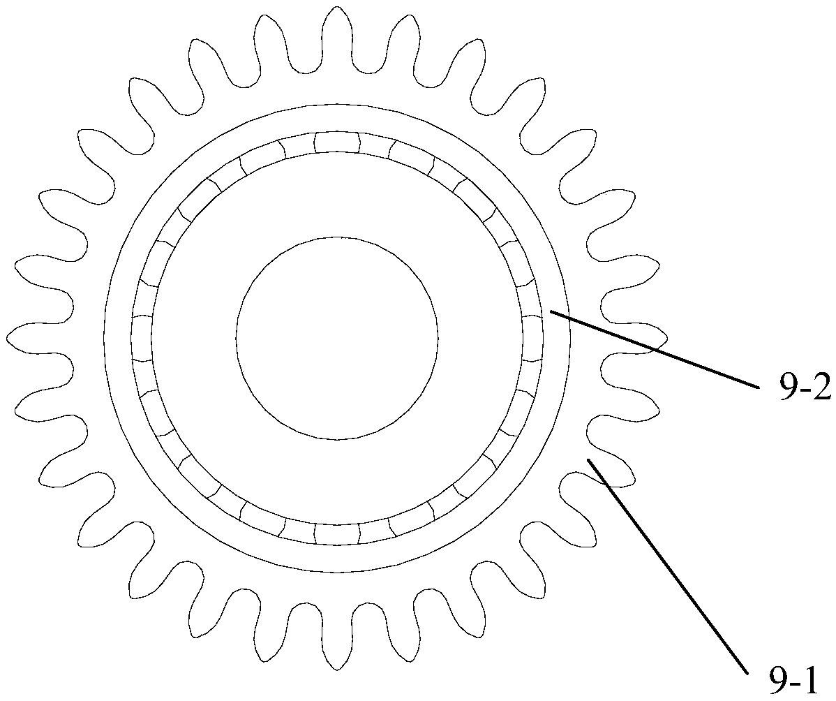 Winding structure of mechanical watch