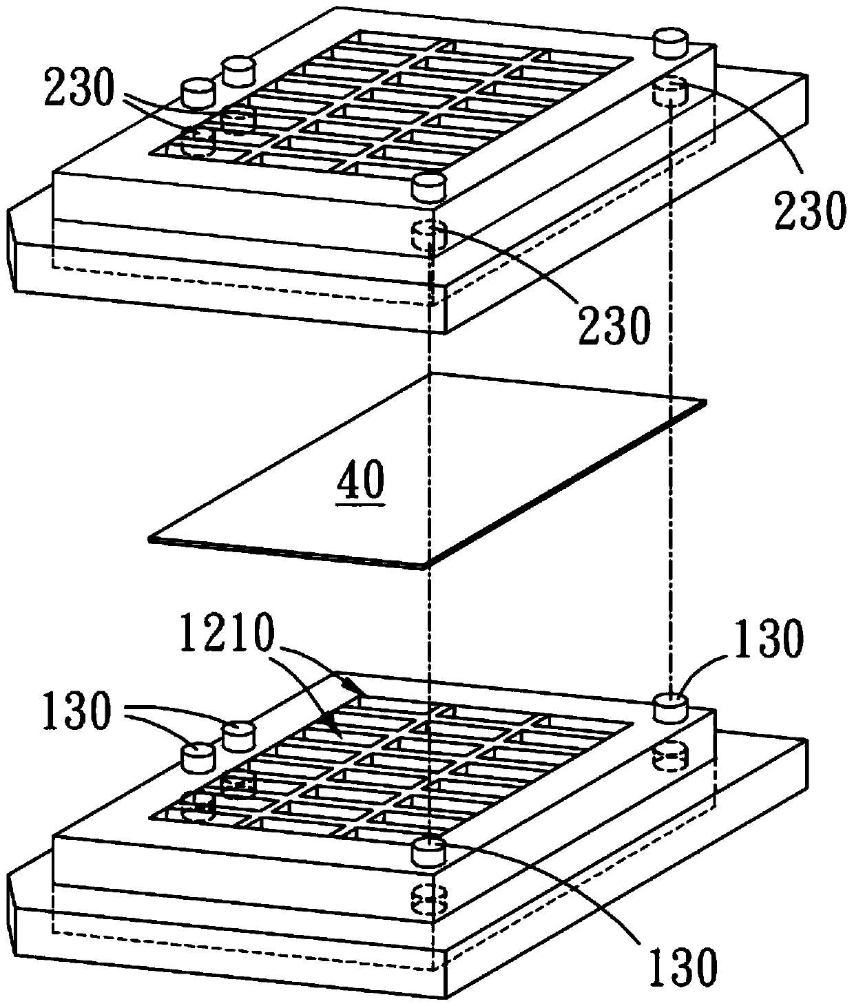 Structure of chip bearing discs