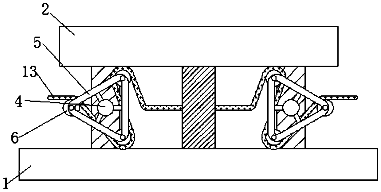 Cable fixing device for rural wire pile