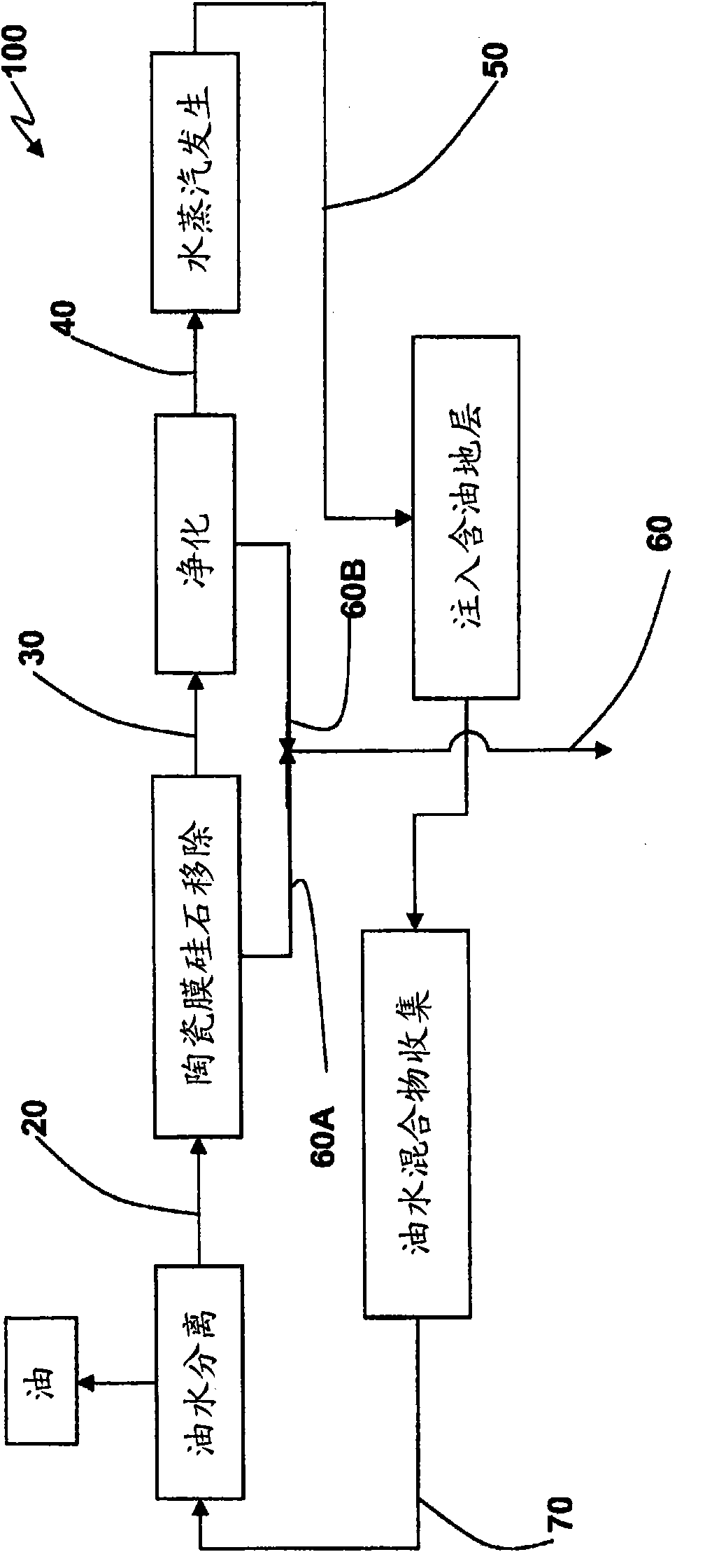 Process for recovering heavy oil utilizing one or more membranes