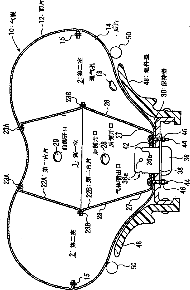 Airbag and airbag apparatus