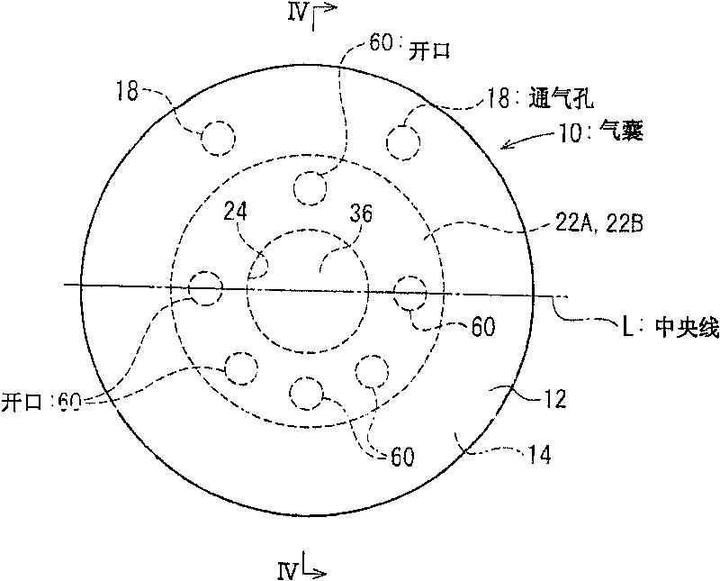 Airbag and airbag apparatus