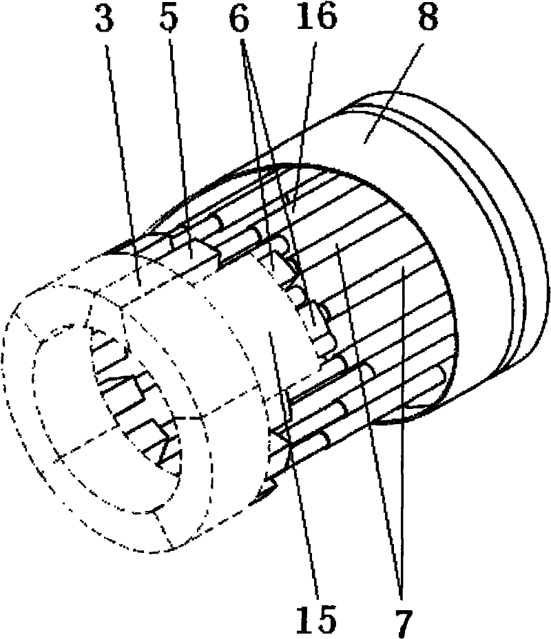 Full-time propulsion system structure used in earth pressure balanced shield