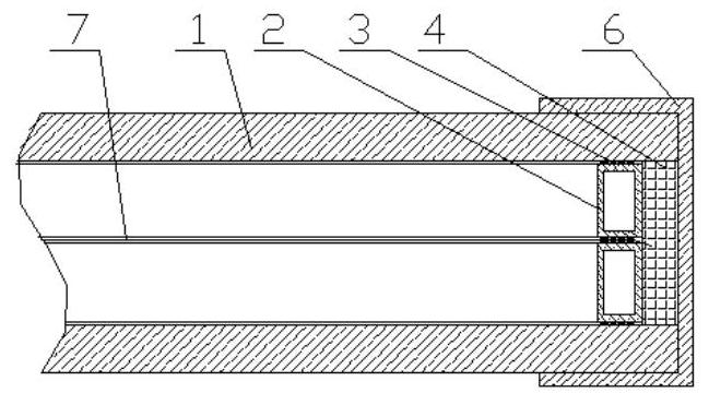 Quick-assembled suspended film hollow glass as well as manufacturing method and production line thereof