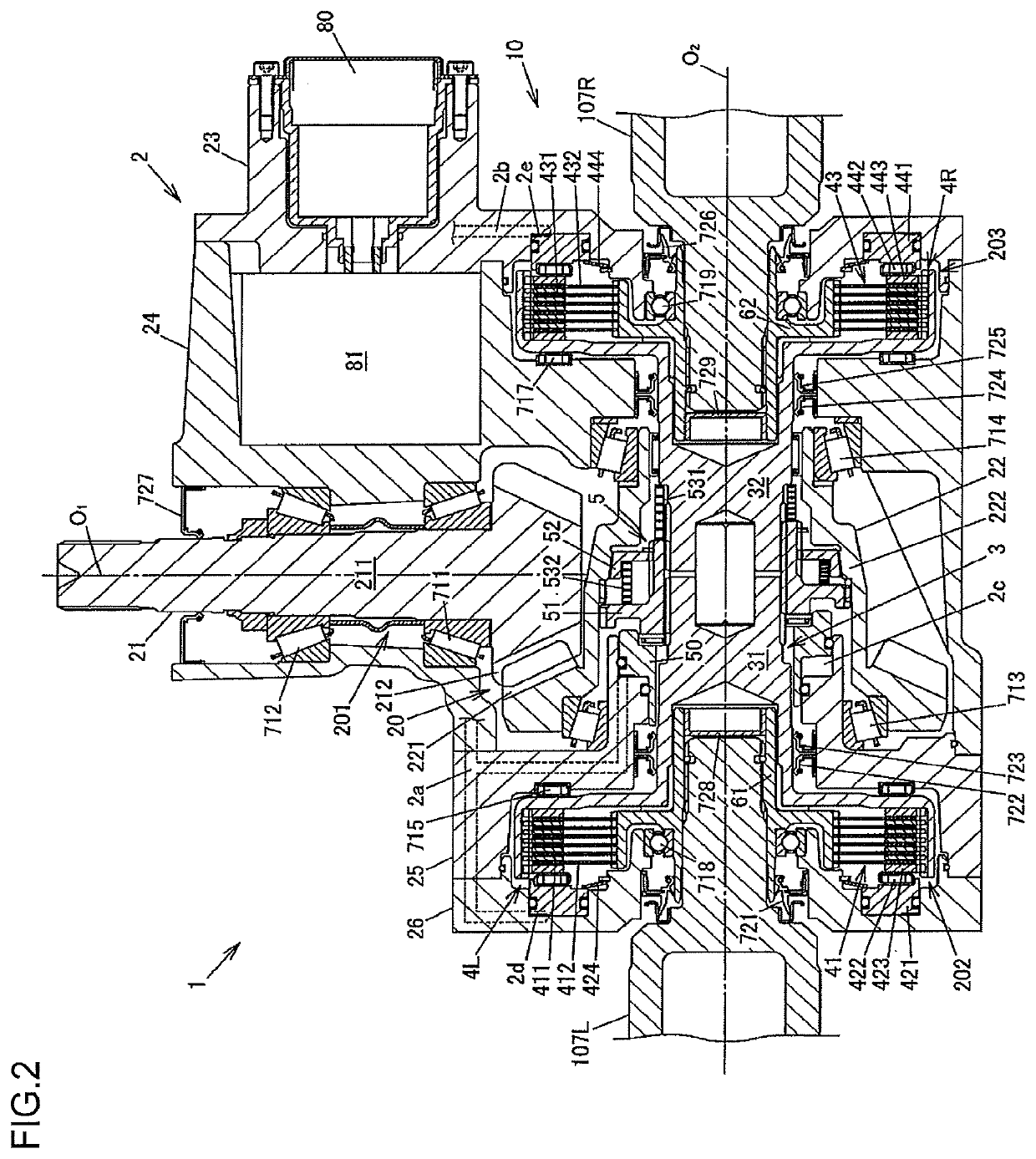 Driving force distribution apparatus