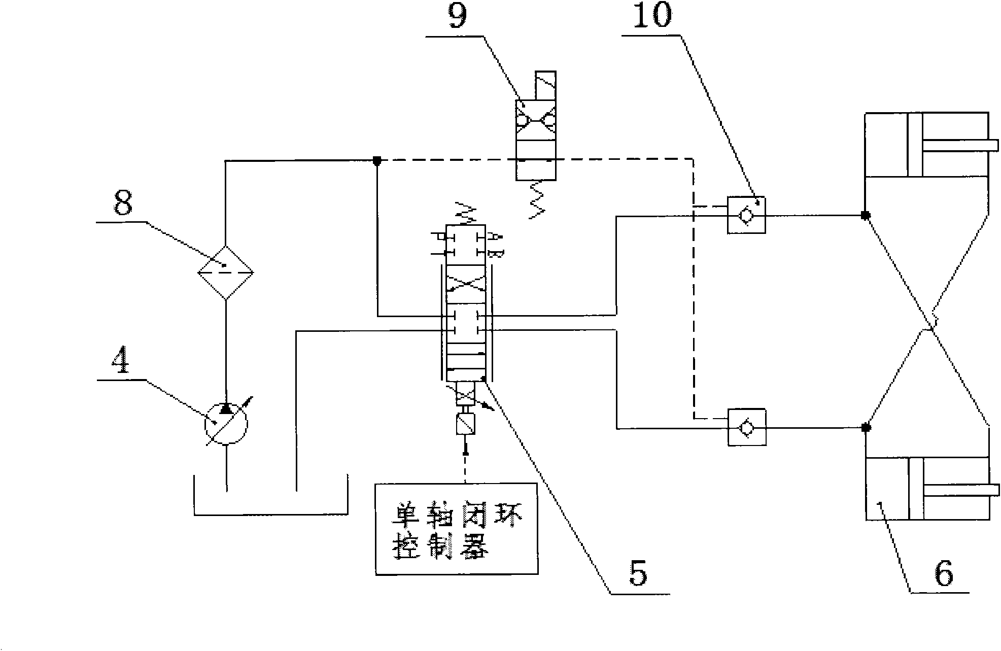 Multi-axle vehicle as well as electro-hydraulic servo steering system and steering control method thereof