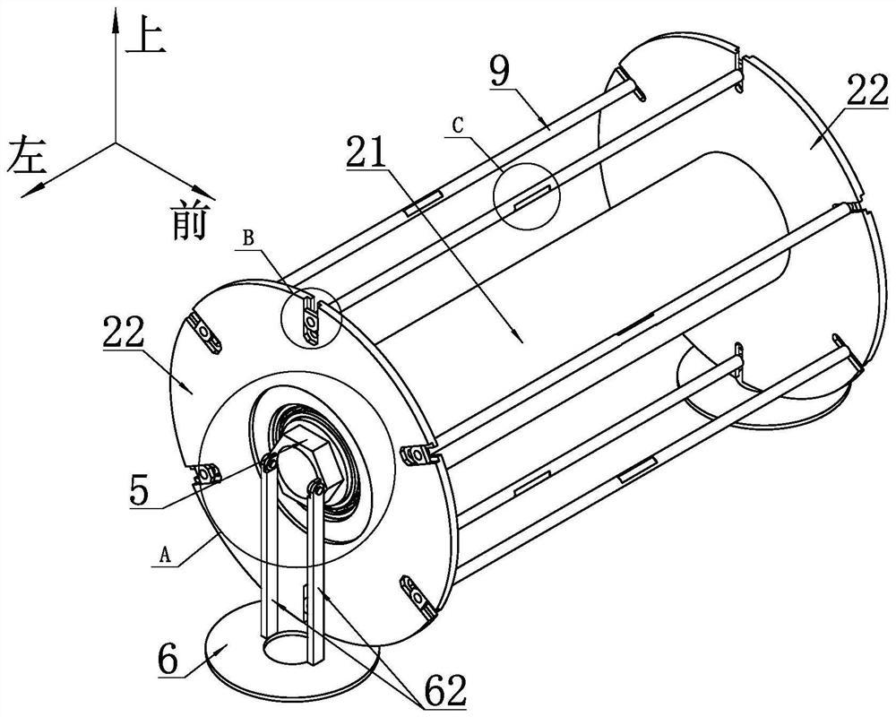 Cable winding roller capable of automatically winding cable