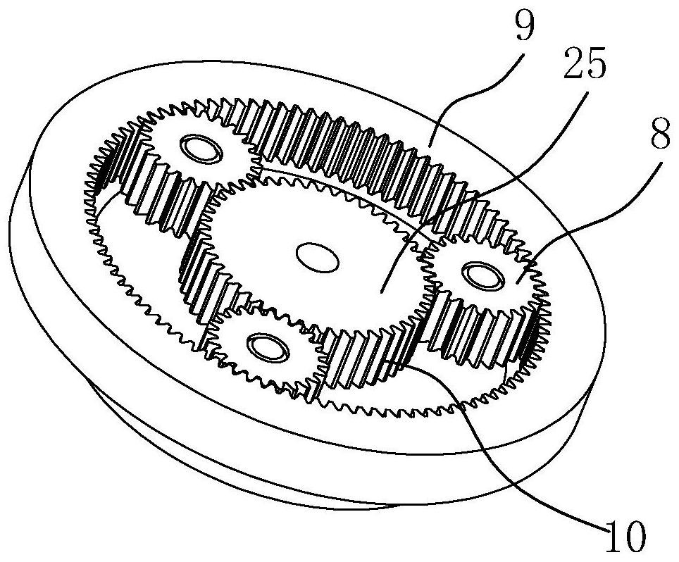 A mechanical heating cup