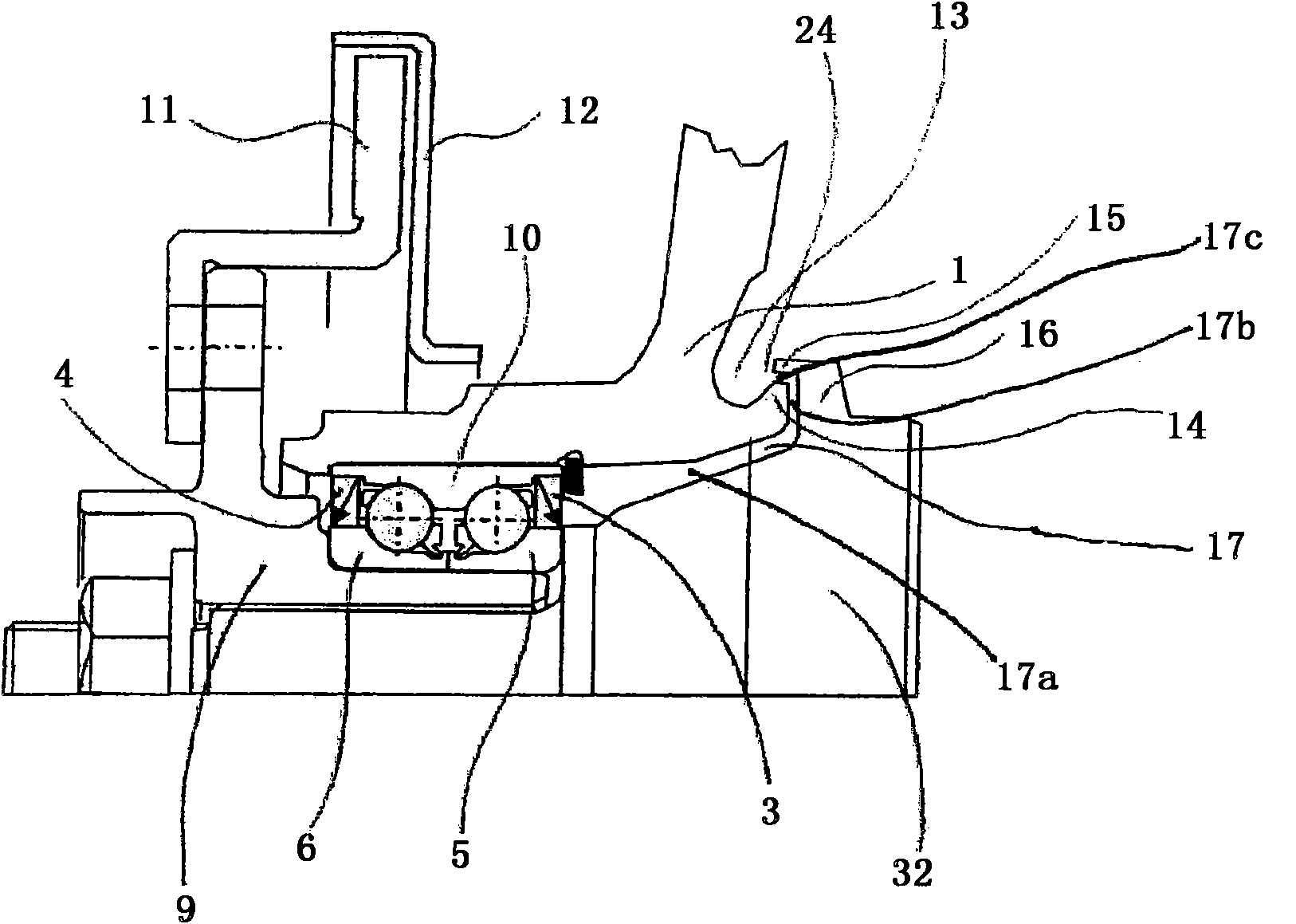 Steering knuckle with pre-sealing