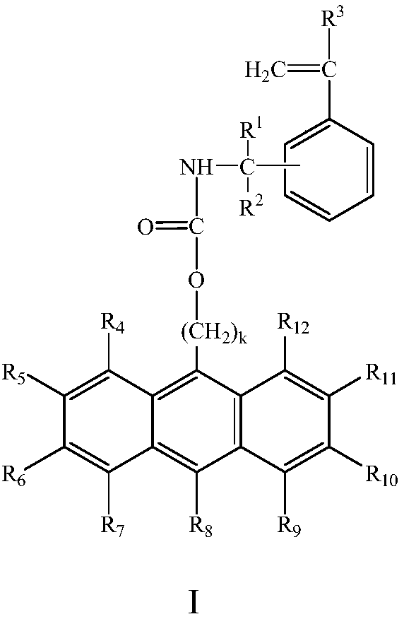 Hydrophobic monomer, high molecular polymer and its preparation method and application