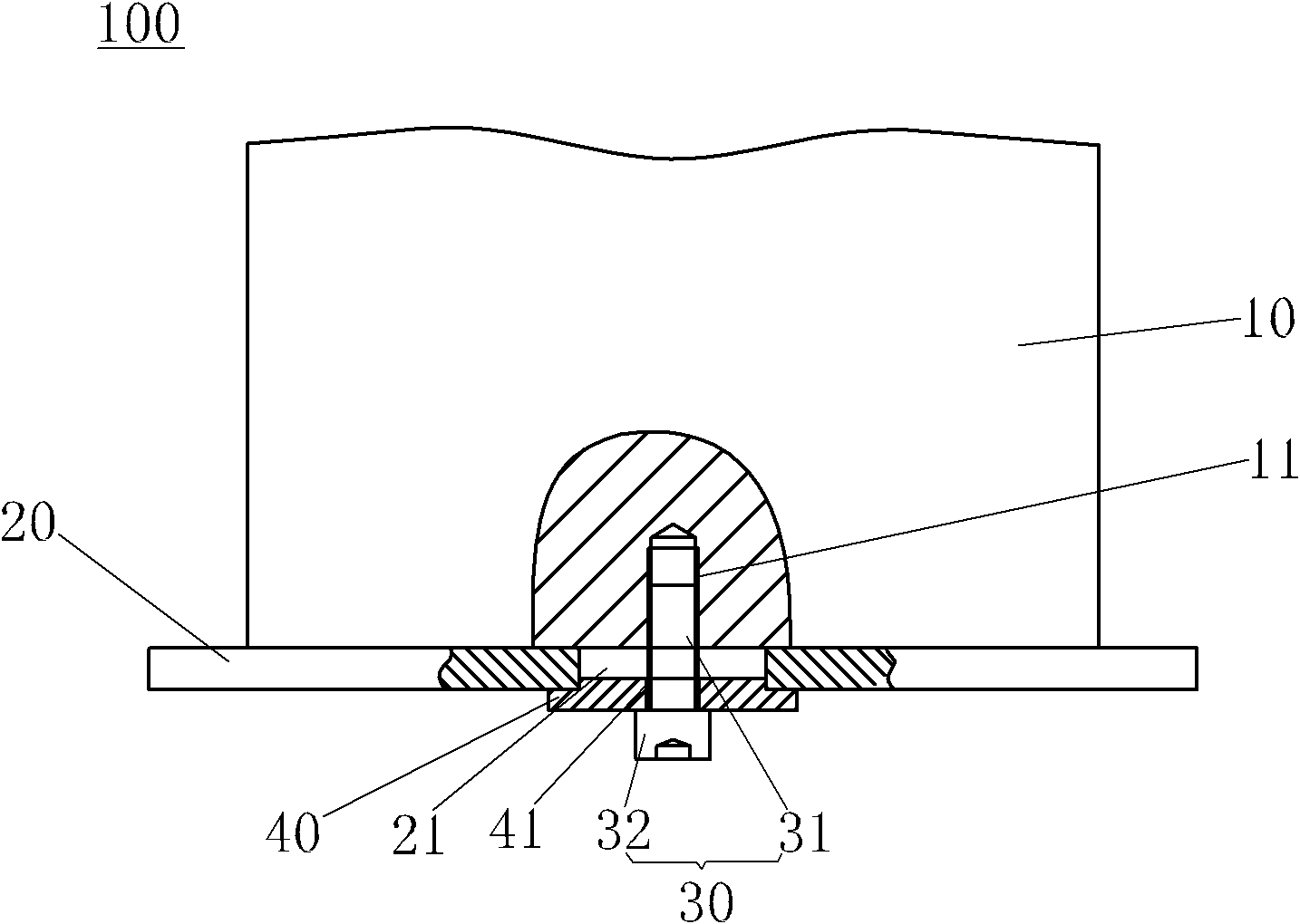 Adjustable connection structure