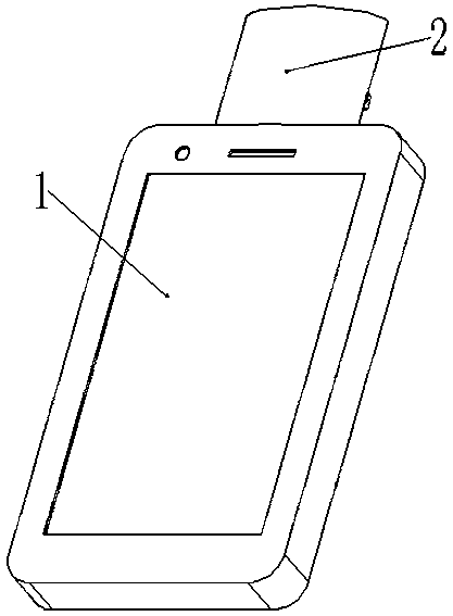 A mobile health tester that is easy to attach to a mobile phone