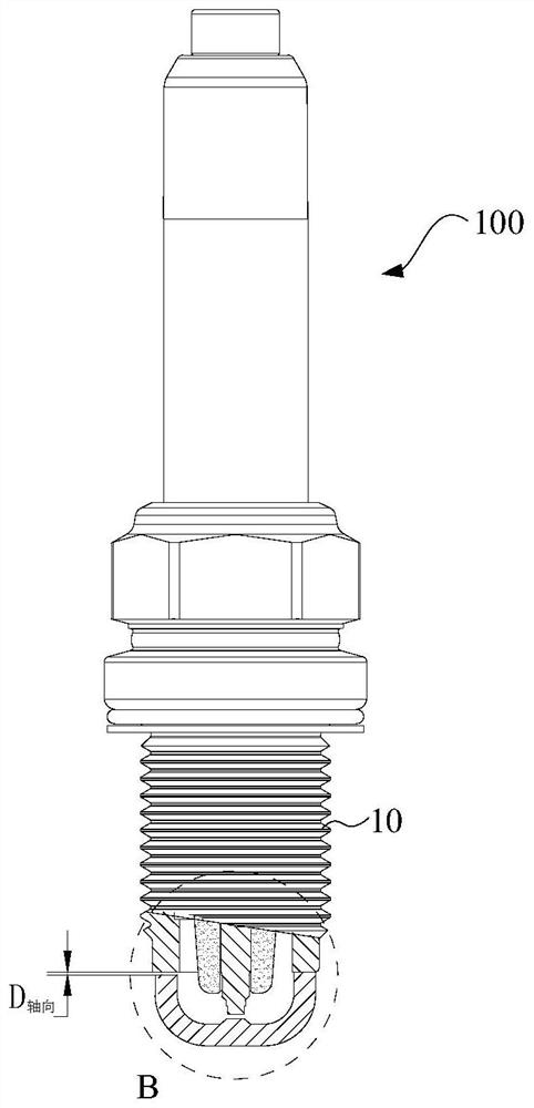 Spark plug, cylinder cover and engine