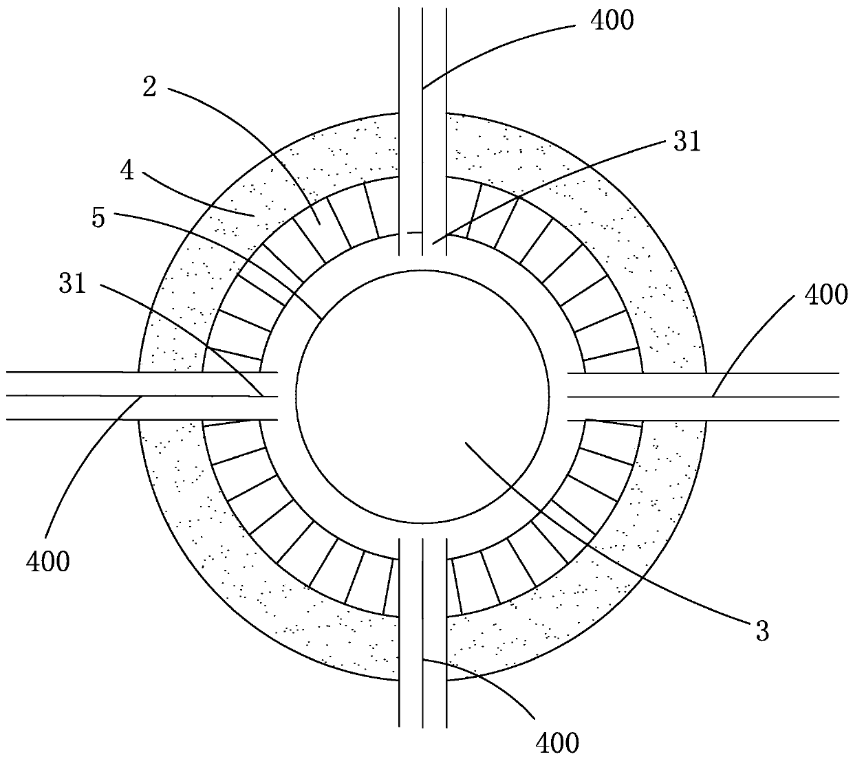 Manufacturing process of decompression and drainage well in basement anti-floating and sealing process