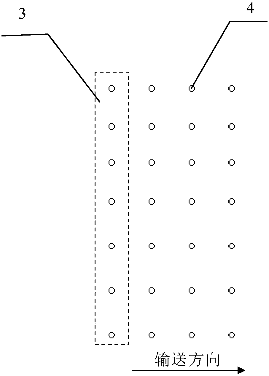 A processing method for hot-melt anti-scouring network structure of point-shaped needle-punched composite surface