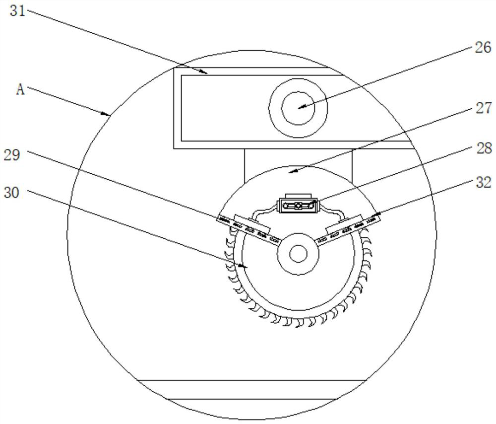 An automatic cutting device for inclined end face of plc chip