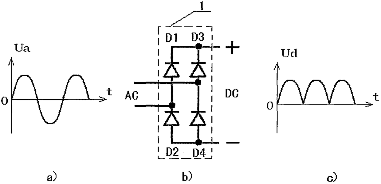 Multi-phase rectifier device capable of single-phase power supply