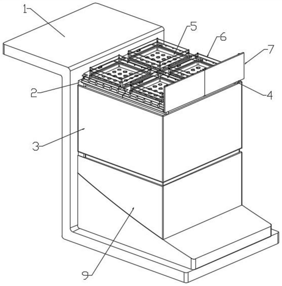 Ecological buffer zone for vertical revetment