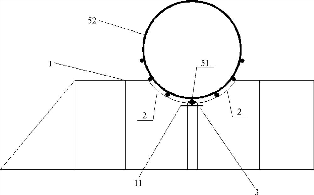 Cast-in-place pile reinforcement cage positioning operation table and application method thereof