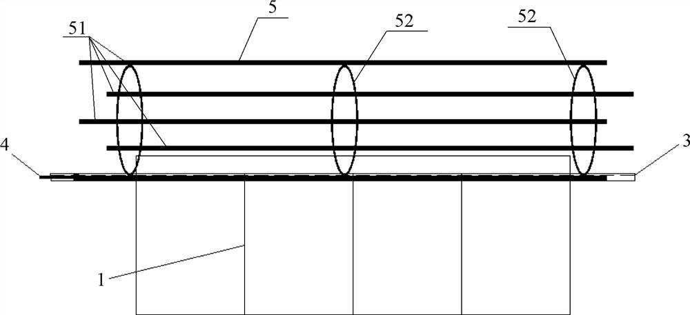 Cast-in-place pile reinforcement cage positioning operation table and application method thereof