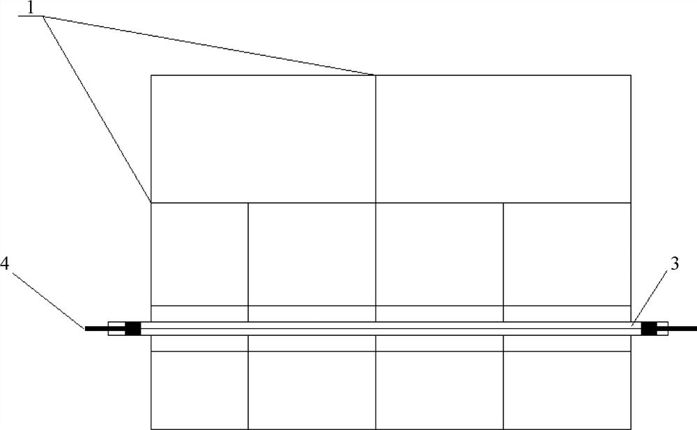 Cast-in-place pile reinforcement cage positioning operation table and application method thereof