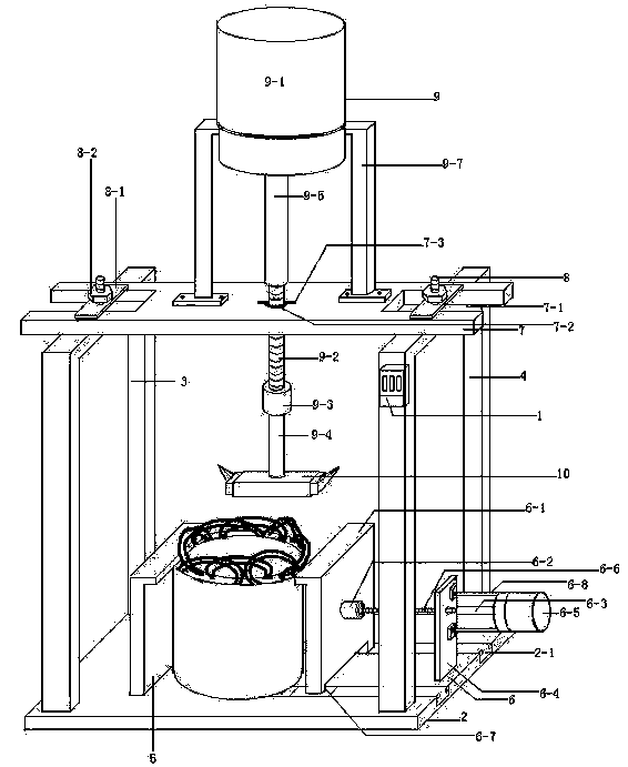 A device for electrically dismantling motor stator windings