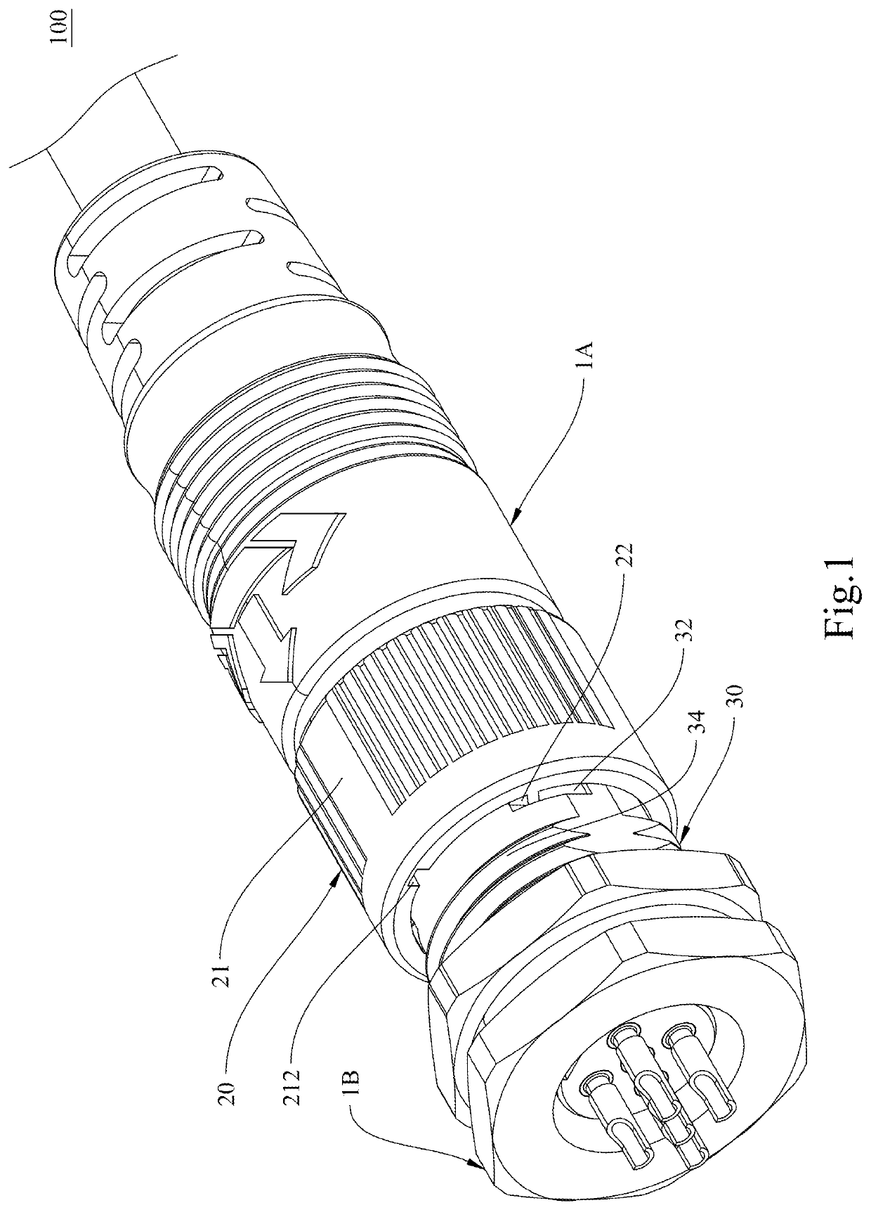Terminal electrical connector and electrical connector assembly comprising thereof