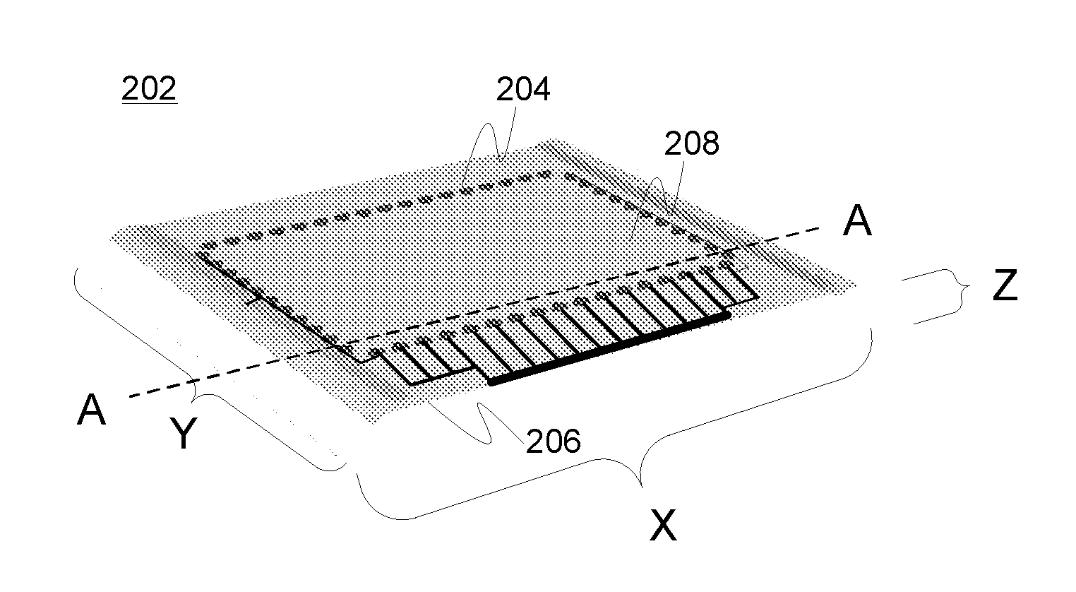 Arrangement for a touchscreen and related method of manufacture