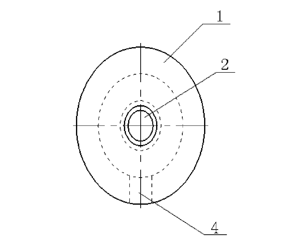 Water removing device for cable surface