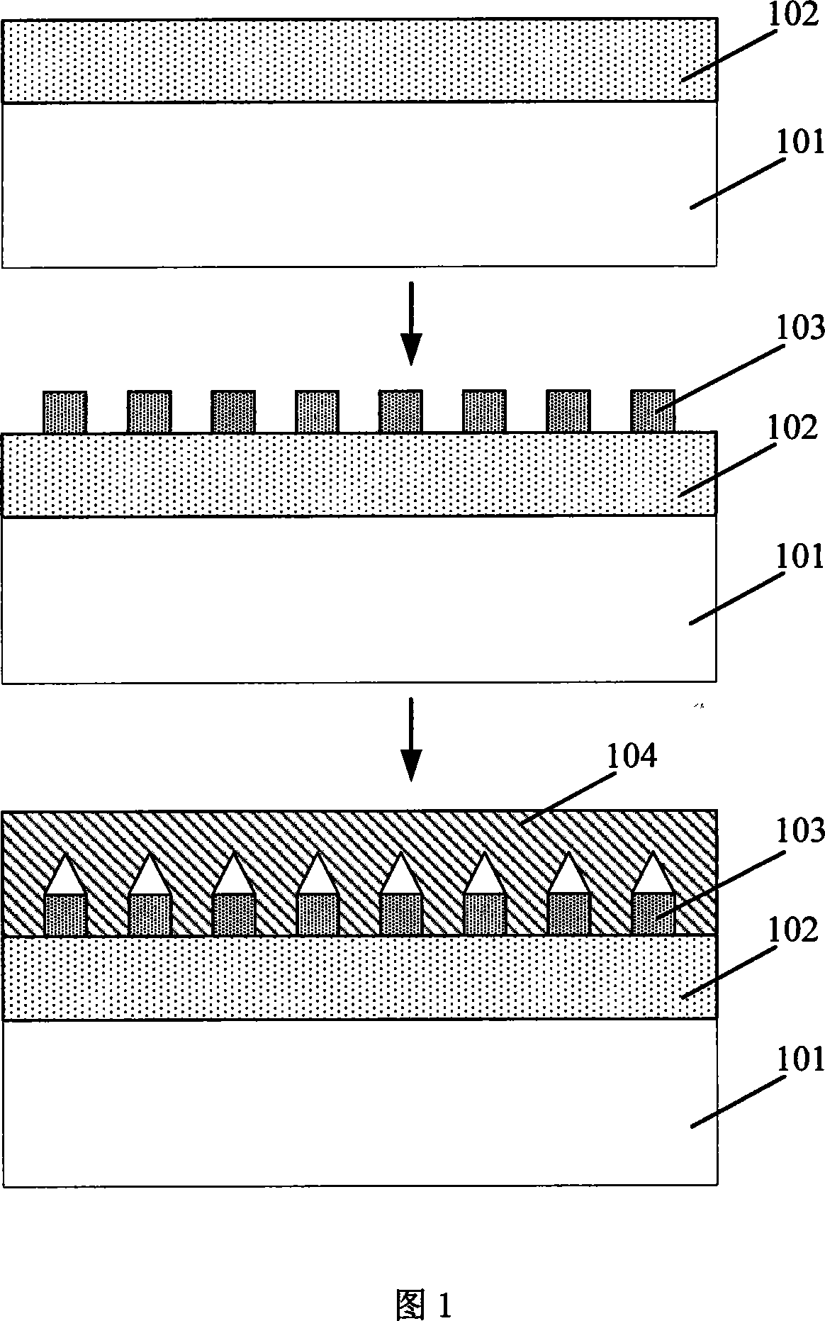 III nitride semi-conductor material and growing method thereof