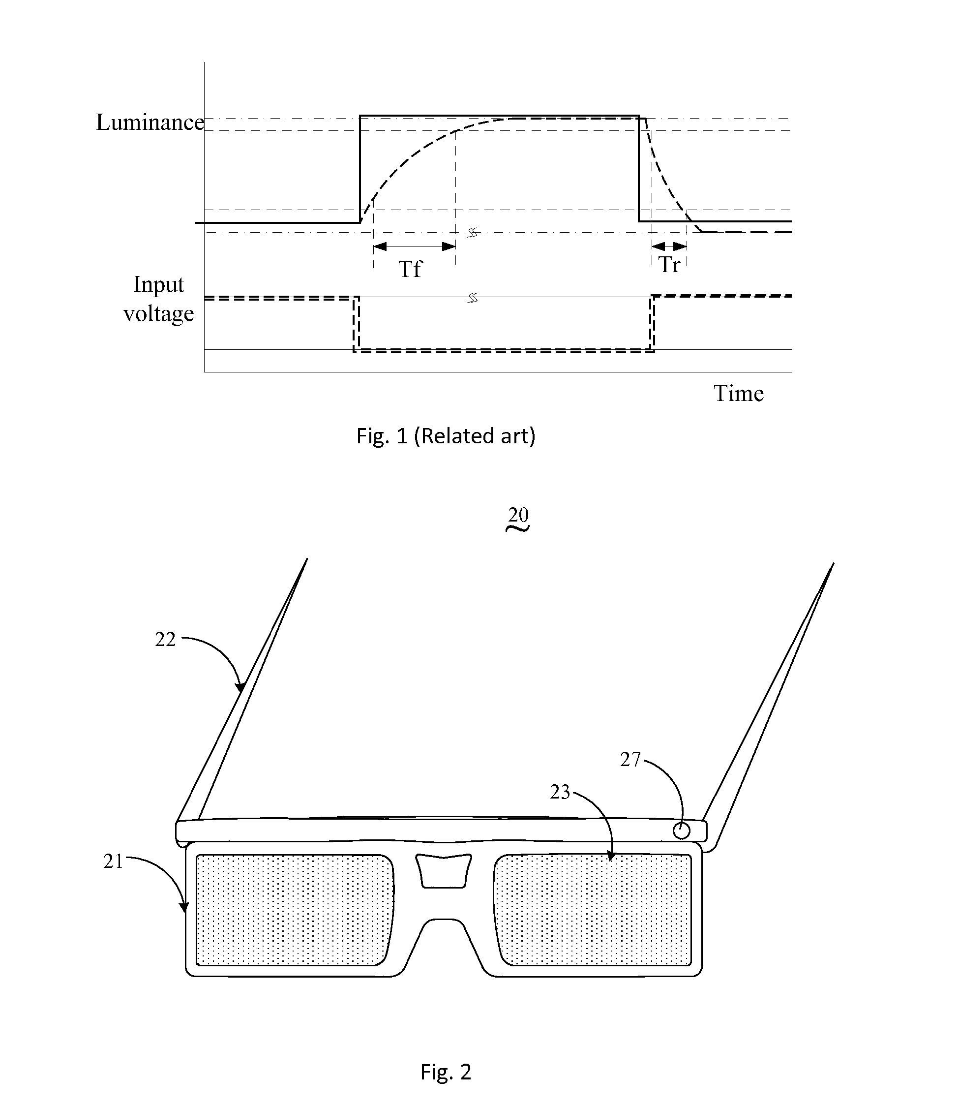 Shutter glasses and related 3D display system