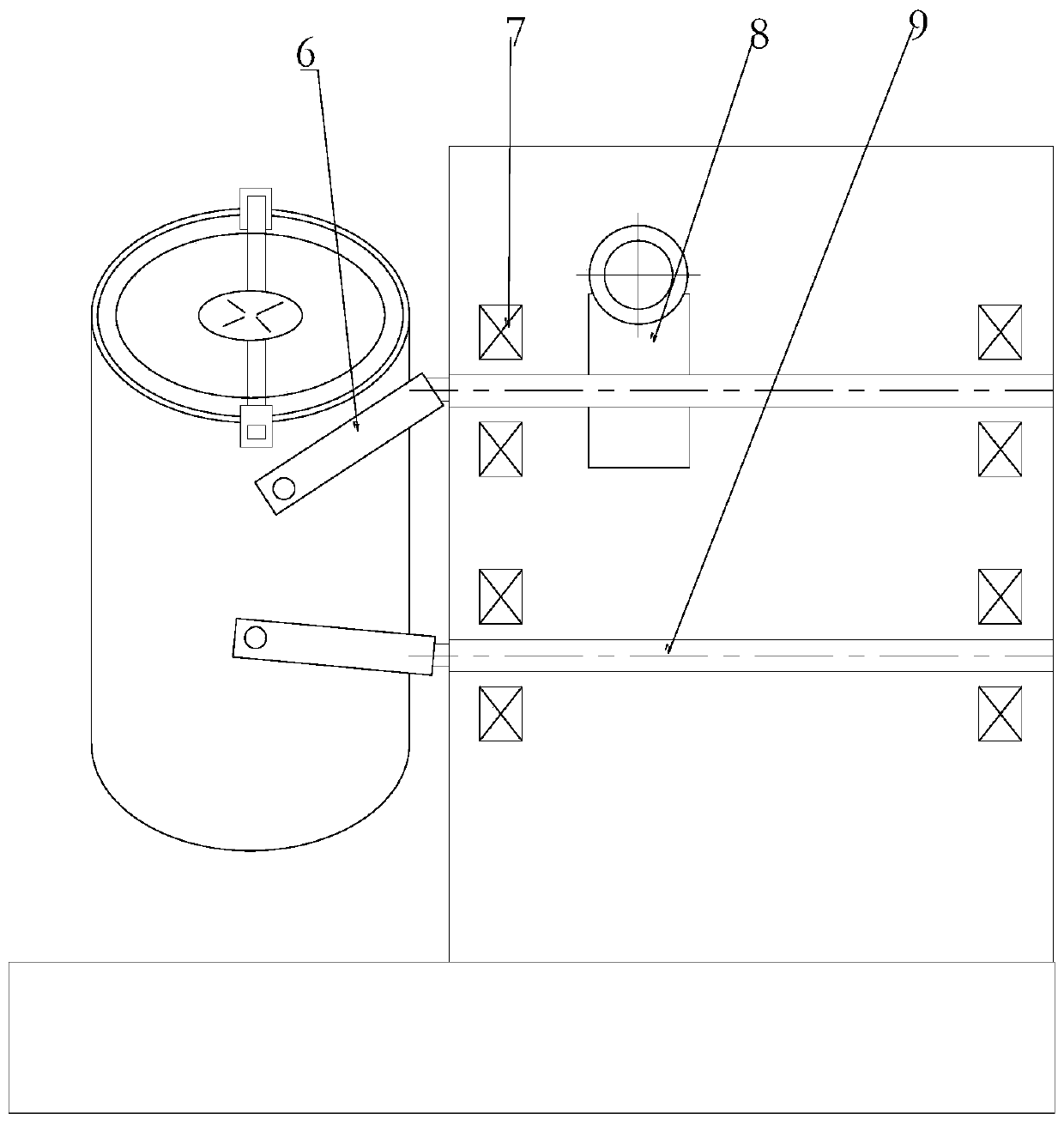 Mixing barrel locking mechanism, automatic locking system and automatic mixing system