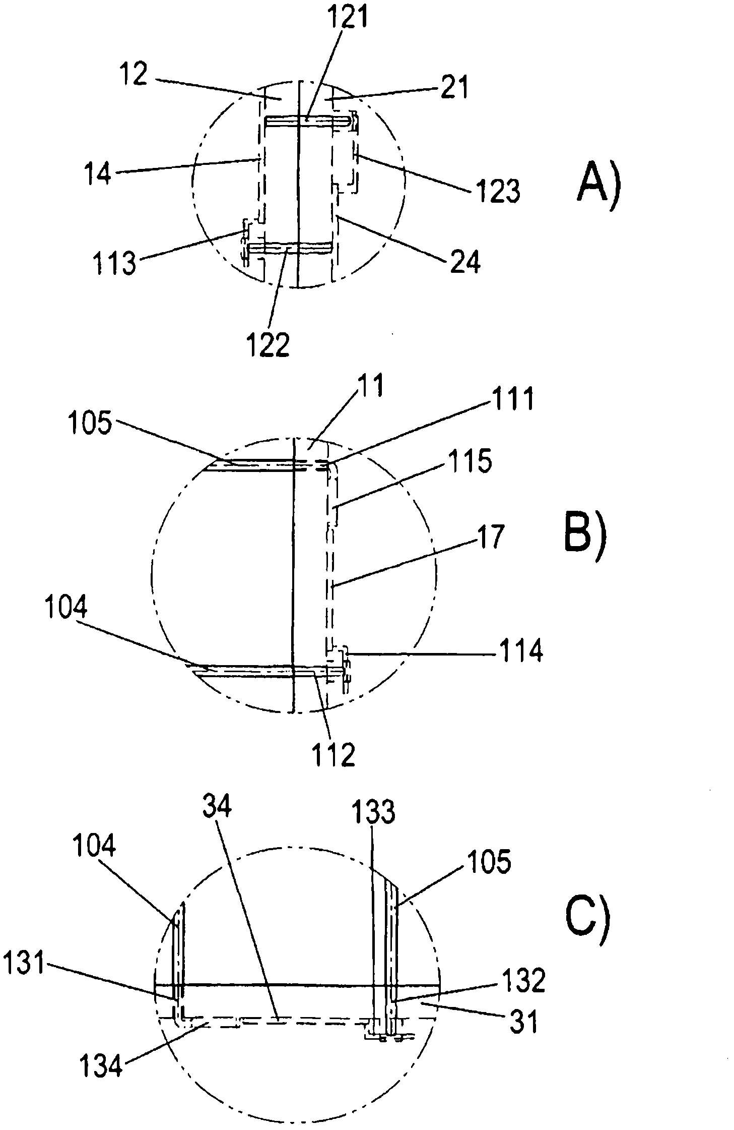 Device for synchronization of locking devices