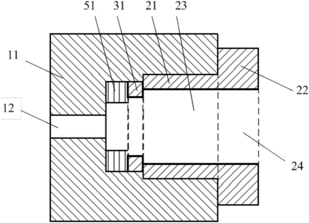 Grease nipple mounting structure