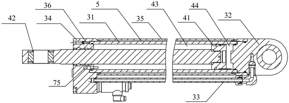 Hydraulic shock absorber and method for realizing safe turning of vehicle based on articulation system